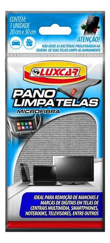 Pano Microfibra Para Limpeza De Telas Luxcar 4450