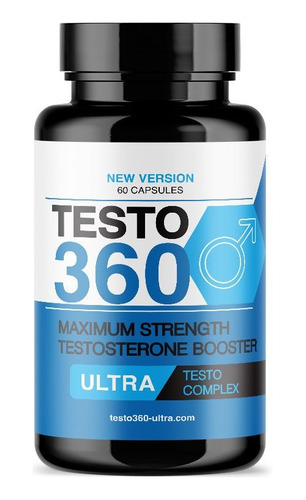 Testo 360 Ultra - New Version 60 Capsulas + Envio Gratis
