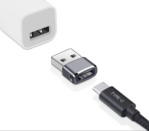 Adaptador Usb C Hembra Macho Juego Coche