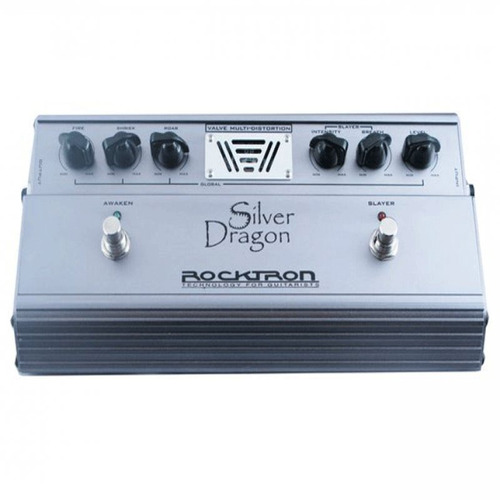 Pedal Rocktron Para Guitarra Valvulado Silver Dragon Prata