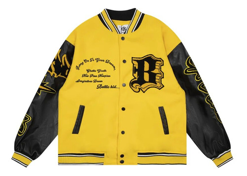 Chaqueta De Béisbol Estilo Universitario Vintage Para Hombre