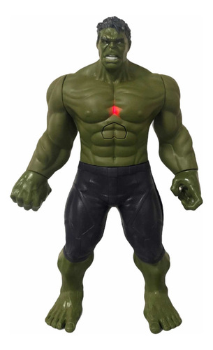 Muñeco Hulk Hombre Verde Marvel Con Luz Y Sonido Importado