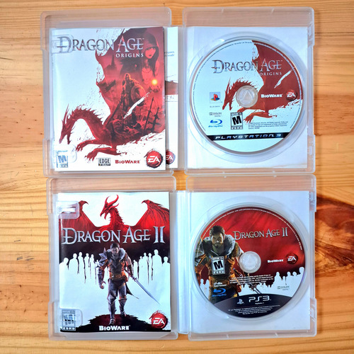 Lote Dragon Age 2 E Origins Pra Ps3 - Faço Por 129 (Usado)
