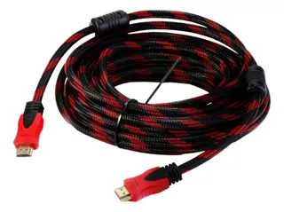 Cable Hdmi A Hdmi Largo Adaptador 10 Metros Tejido Uso Rudo