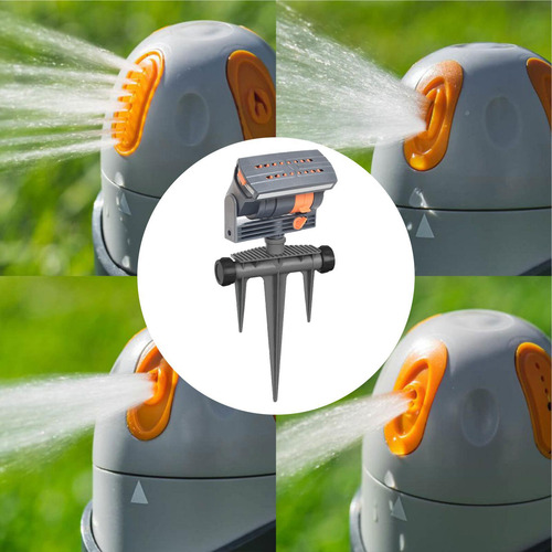 Rociador Oscilante Ajustable De Pines Base Resistente Para