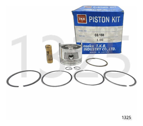 Kit Pistón Moto Cg150 Tkr Pasador Gru