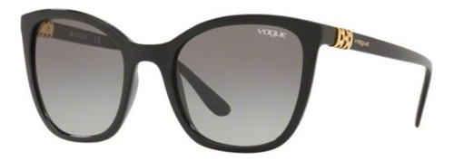 Oculos Sol Vogue Vo5243sb W44/11 53 Preto Brilho L Cinza Deg