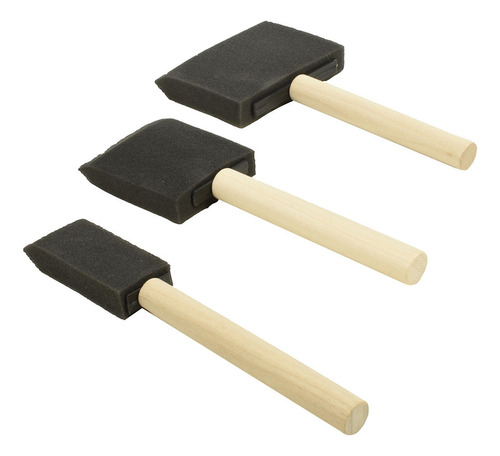 Kit Brochas Esponja Para Pintar 3 Un