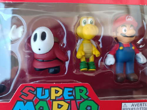 Súper Mario Bros Set De Figuras Mini