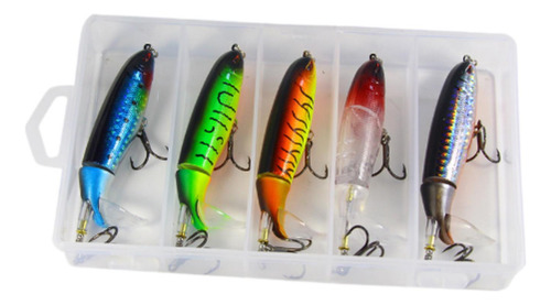 5 Piezas Fishing Señuelos Señuelos De Pesca Cebos 10 Cm
