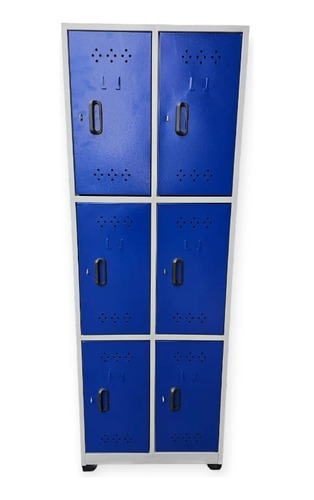 Locker De 6 Puestos Calibre 22mueble Organizador 