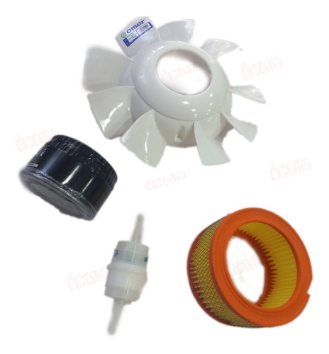 Kit Filtros Aire Nafta Aceite Paleta Ventilador Citroen Ami8