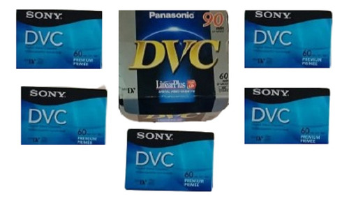 Casette Video Filmadora (sony/pan/jvc) Mini Dv Dvc 60 Min X5