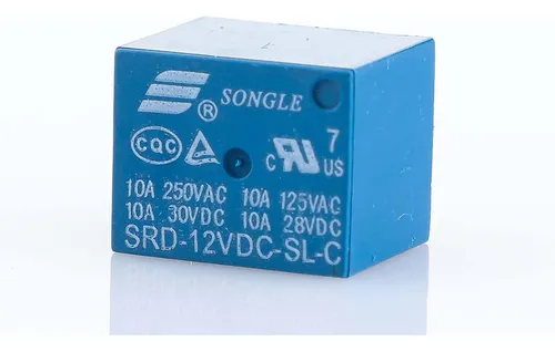 comprar Rele Relay 12v Dc Simple Inversor 10a 220 Arduino Compatible