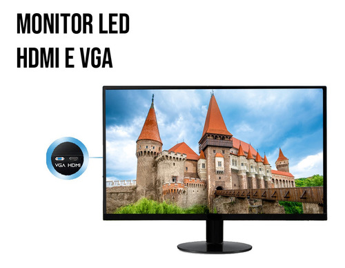 Imagem 2 de 4 de Computador I3 8gb Ram Ssd240gb E Hd1tb Monitor Teclado Mouse