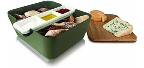 Vacu Vin Bread&dip Picadas Copetin Tabla Recipientes Salsas