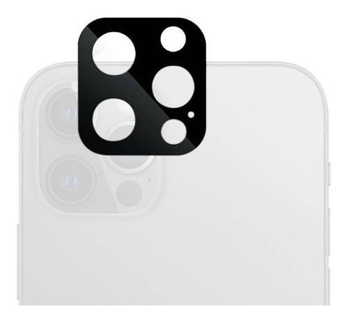 Lamina De Vidrio Para Camara iPhone 12 Pro Max-color Negro