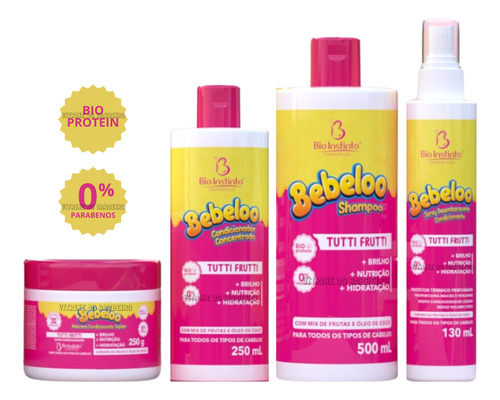 Kit Capilar Completo Reconstrução Nutrição Hidrata O Cabelo!