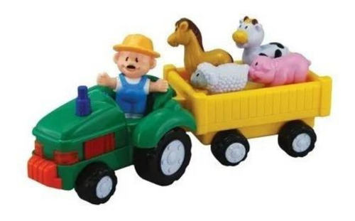 Juguete Tractor Granja Animales Sonido Farm Tactor Lionels