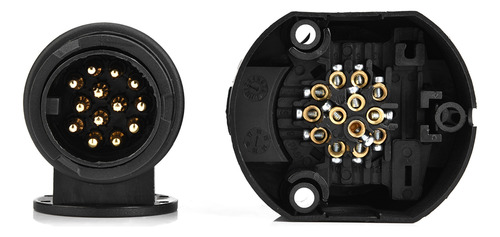 Soporte Adaptador De Conector De Enchufe De 12 V Y 13 Pines