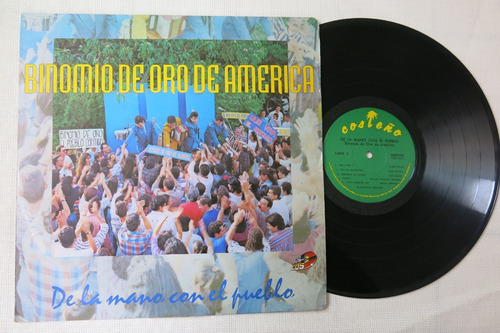 Vinyl Vinilo Lp Acetato Binomio De Oro De La Mano Con El Pue