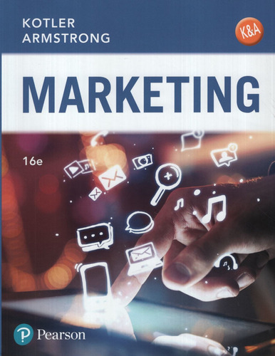 Marketing (16A.Edicion), de Kotler. Editorial Pearson, tapa blanda en español, 2016