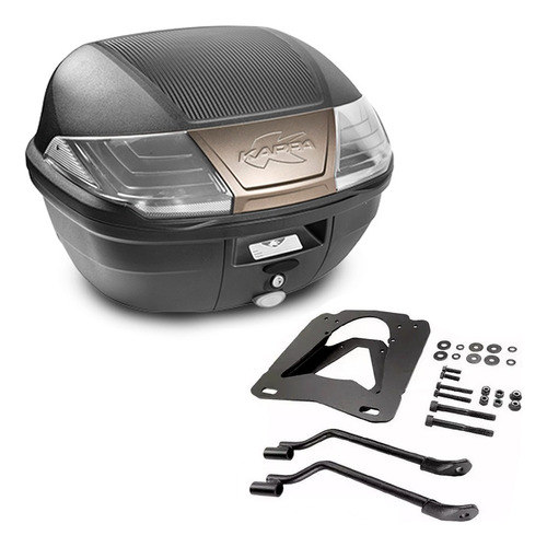 Baul Top Case Trasero 40 Ltrs Con Soporte Para Bmw G 310 Gs