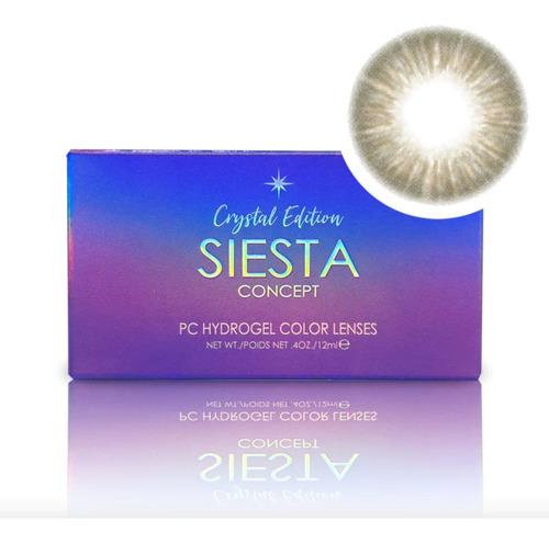 Imagen 5 de 5 de Siesta - Crystal Halo Khaki (asian Fit) Lentes De Contacto