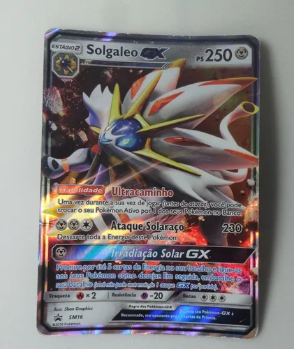 Carta Pokemon Solgaleo Gx Ultra Raro - Original Pt