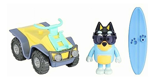 Bluey Paquete De Vehículos Y Cifras De Playa Quad Con