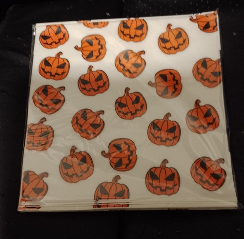 Papel Alfajor Halloween 100 Unidades + 100 Sticker