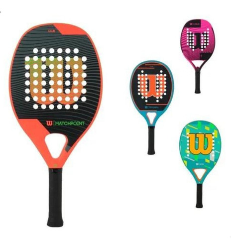 Raquete De Beach Tennis Wilson Ace Fusion Tryumph Matchpoint