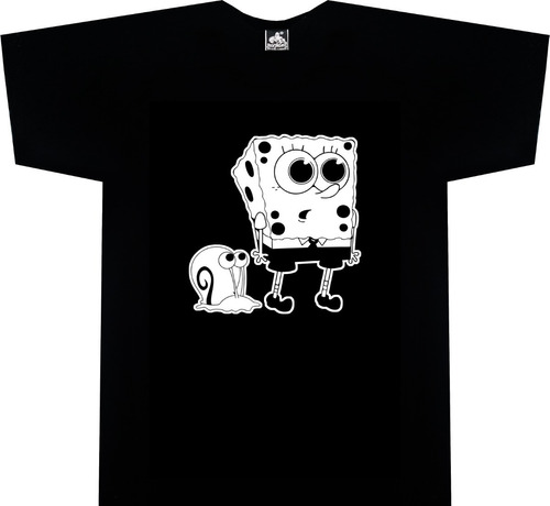 Camiseta Bob Esponja Anime Gary Comic Tv Tienda Urbanoz
