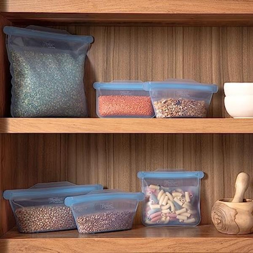 Ziploc Endurables Contenedor Pequeño, 2 Tazas, Bolsas De Sil