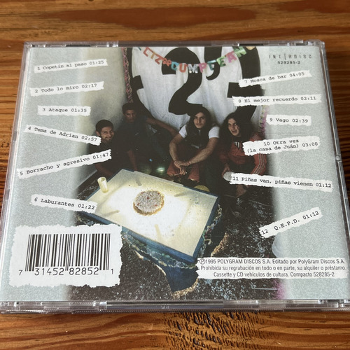 Cd - 2 Minutos - Volvió La Alegría, Vieja!!! (1995) Estándar (Usado)
