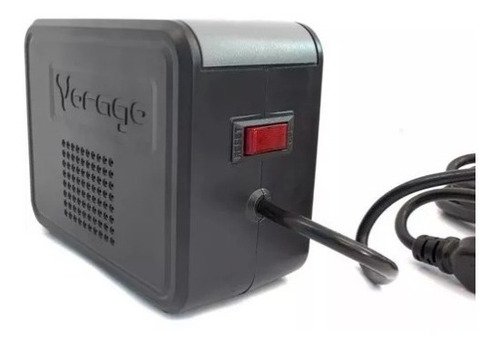 Imagen 3 de 5 de Regulador de voltaje Vorago AVR-200 1400VA entrada y salida de 110V - 120V negro
