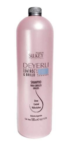 Shampoo Para Cabellos Grasos Silkey X 1500 Ml Deyerli