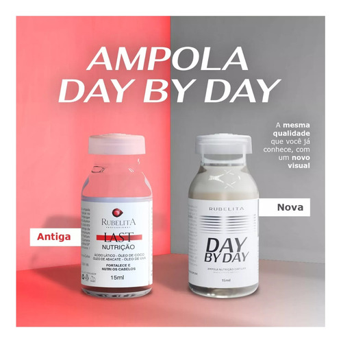 Kit Ampolas Cabelos Danificados Tratamento Rubelita Beleza