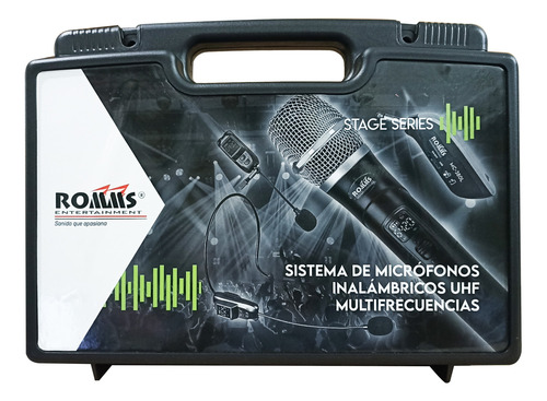 Microfono Inalambrico Romms Mc-380l Lavalier Uhf