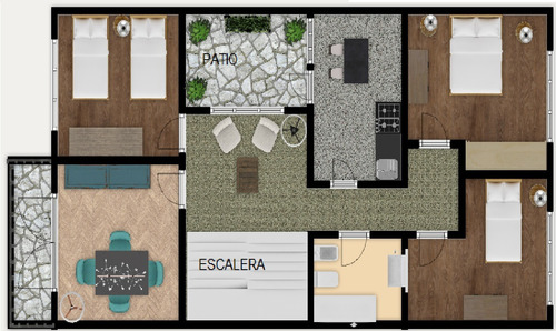 Piso Unico 4 Amb Al Frente Con Terraza - Alquilado Hasta Diciembre 2025 -
