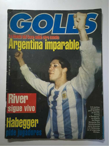 Revista Goles # 1779 10-08-1993 (sin Póster)