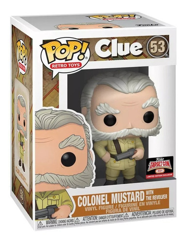 Funko Pop - Colonel Mustard - Clue -target Com 2021