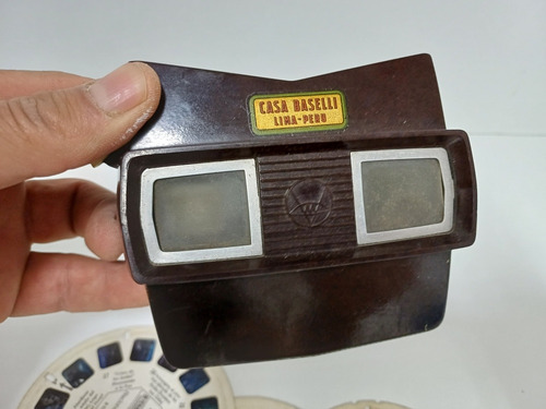 7k Antiguo View Master De Baquelita Funcionando Más 3 Discos