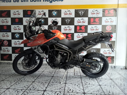 Imagem 4 de 8 de Triumph Tiger Xcx 2020 Laranja 08 Mil Km...