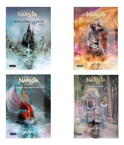 Narnia 2 4 5 6: León Bruja + Caspian + Travesía Alba + Silla