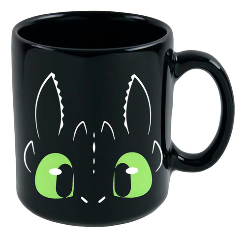 Dúo Tazas Chimuelo Y Furia Luminosa Cómo Entrenar Dragón Blanco Y Negro Furia Luminosa Y Chimuelo Pareja