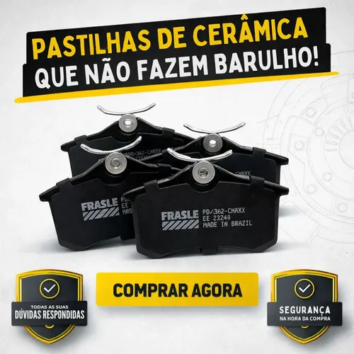 Pastilha Traseira Cerâmica Original Frasle Pd362cmaxx | MercadoLivre