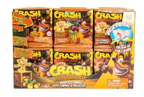 Caja Sorpresa De Crash Bandicoot Para Coleccionar       