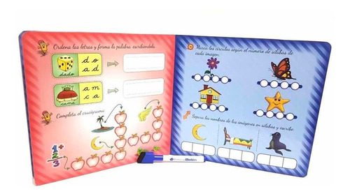 Imagen 5 de 6 de Libro Pizarra El Mágico Mundo De Las Letras Nro. 2 Niños 5-7