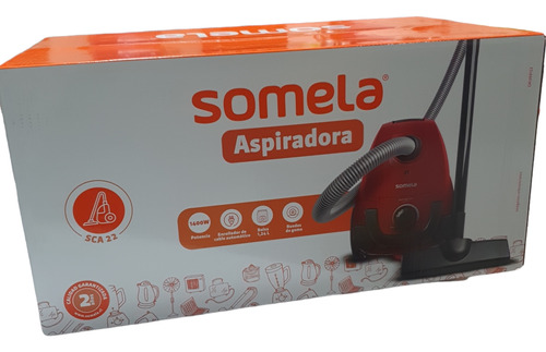 Aspiradora Somela Sca22 1400w Bolsa 1,24l Alcance 6mt 